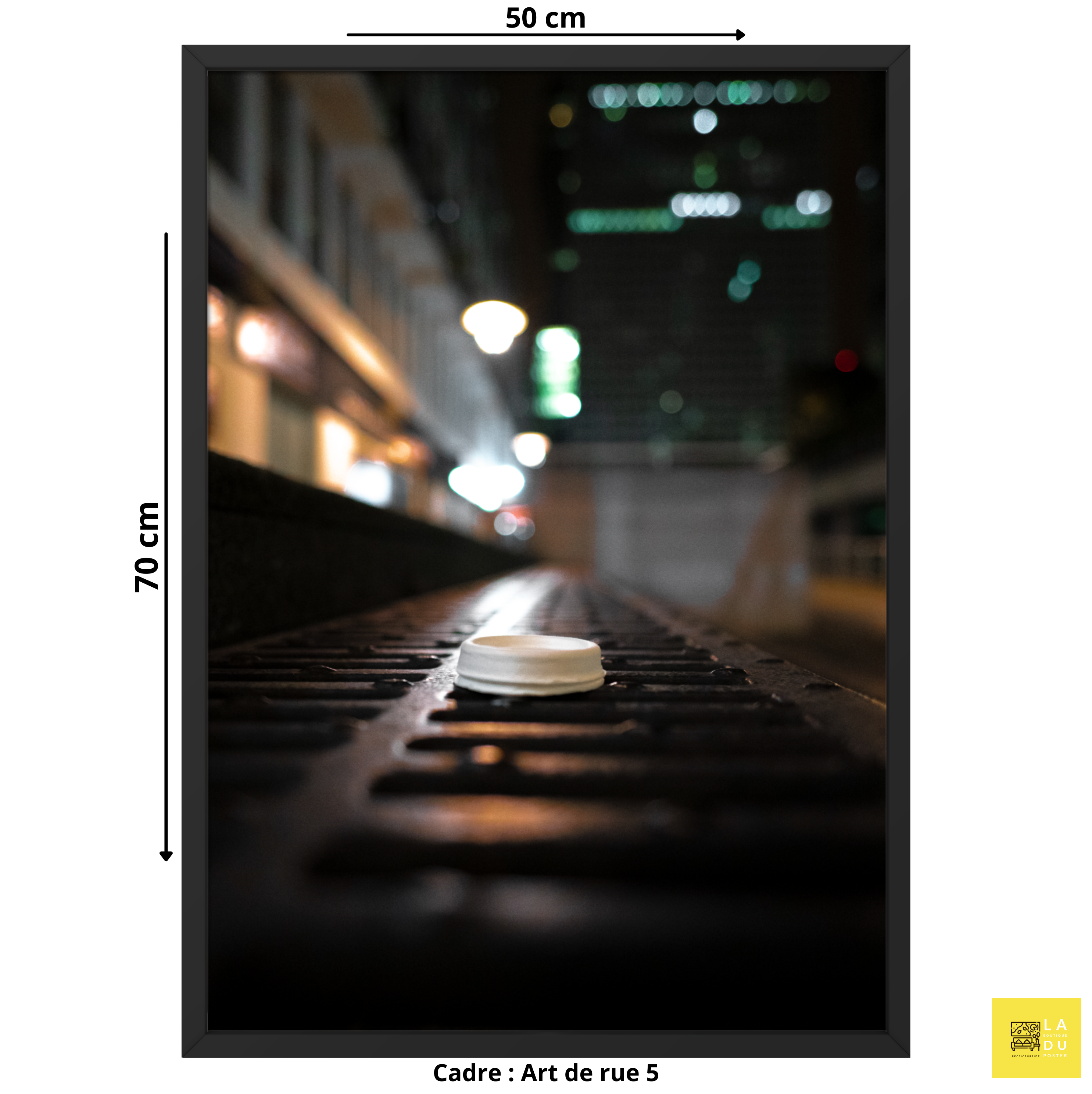 Art de rue N05 - Poster encadré - La boutique du poster Français