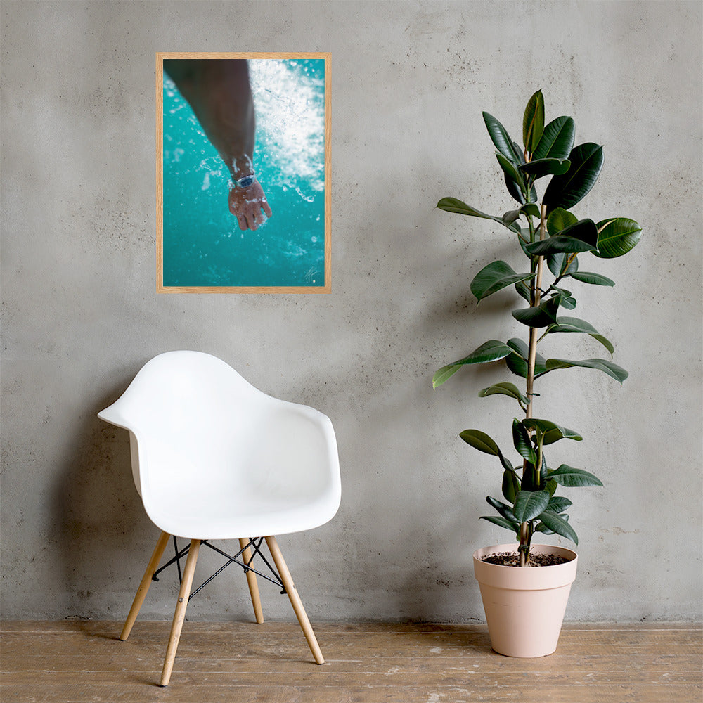 Plouf - Poster Encadré