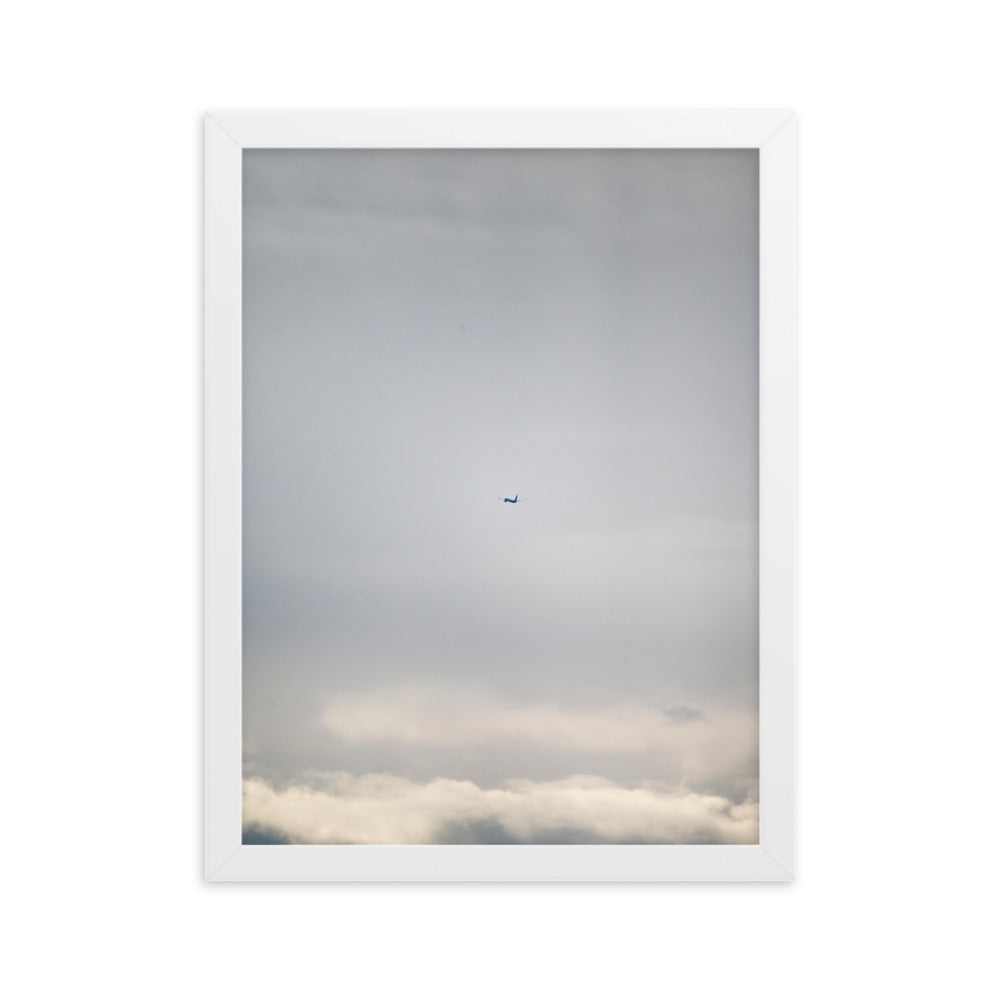 Poster de photographie mettant en valeur les nuages célestes, un spectacle naturel fascinant.