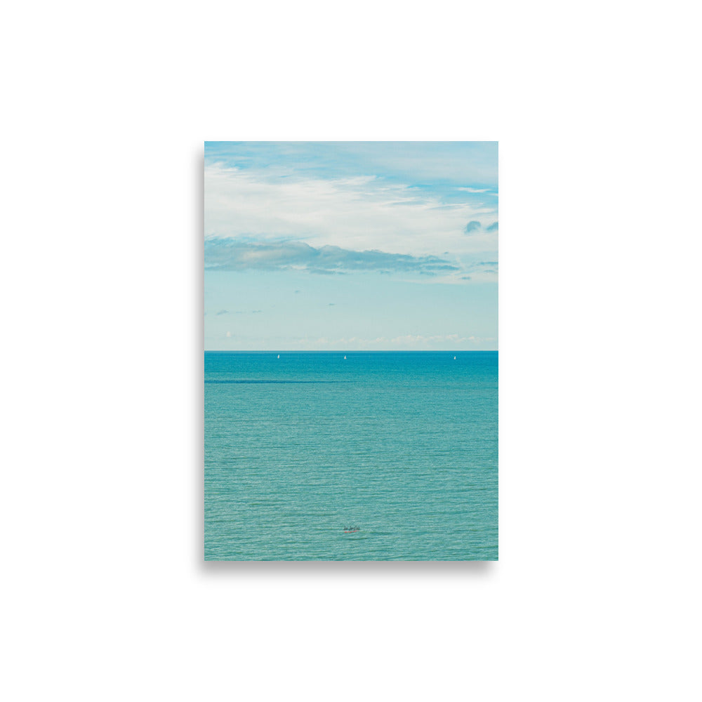 Affiche bord de mer