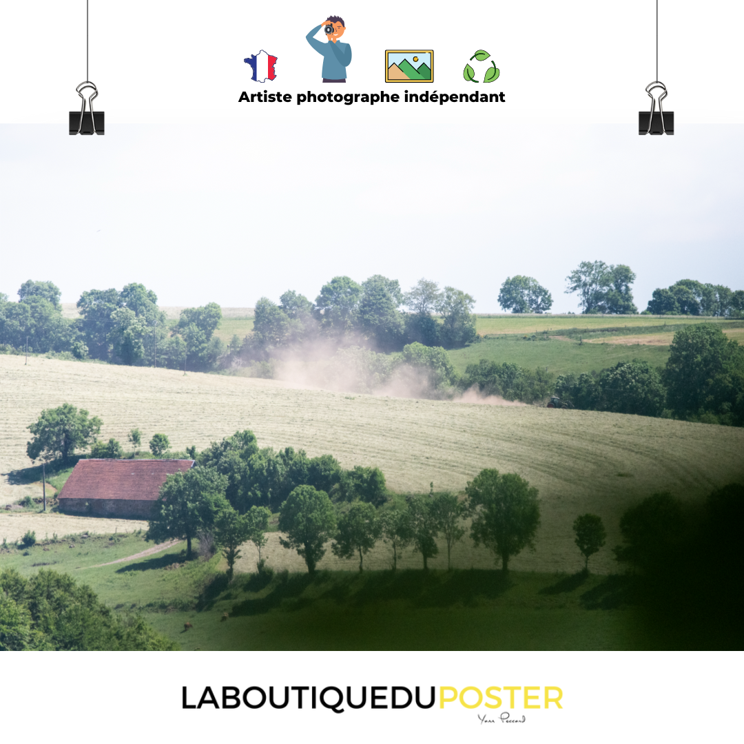 Poster mural - Auvergne N05 – Photographie de paysage – Poster photo, poster XXL, Photo d’art, photographie murale et des posters muraux des photographies de rue unique au monde. La boutique de posters créée par un Photographe français.