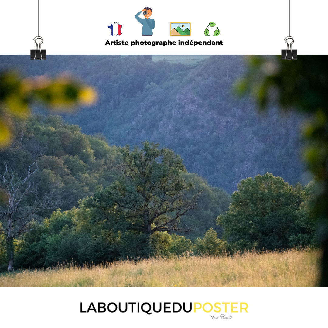 Poster mural - Chalvignac – Photographie paysage français – Poster photo, poster XXL, Photo d’art, photographie murale et des posters muraux des photographies de rue unique au monde. La boutique de posters créée par un Photographe français.