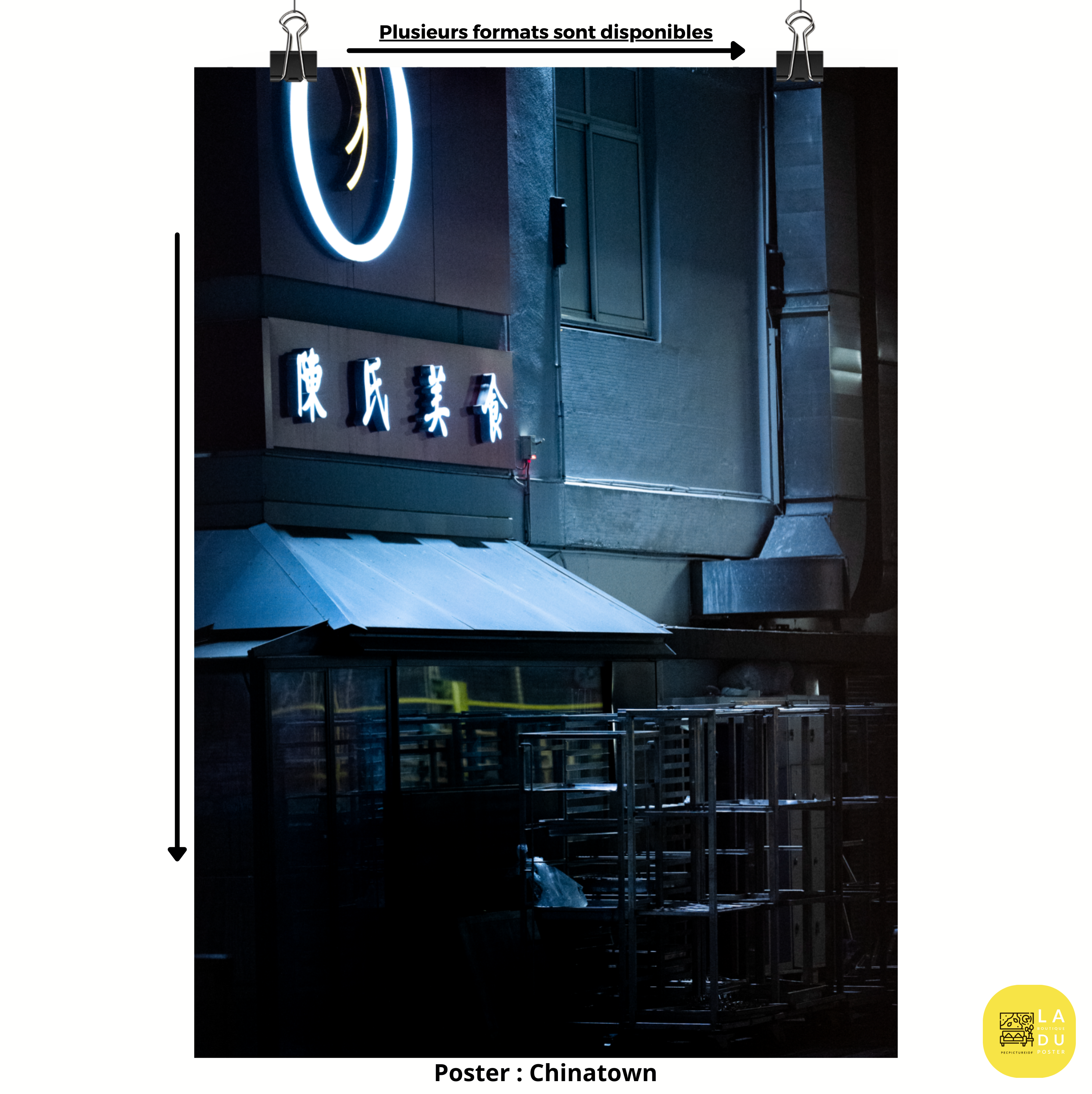 Poster mural - Chinatown in paris – Photographie quartier chinois paris – Poster photo, poster XXL, Photo d’art, photographie murale et des posters muraux des photographies de rue unique au monde. La boutique de posters créée par un Photographe français.
