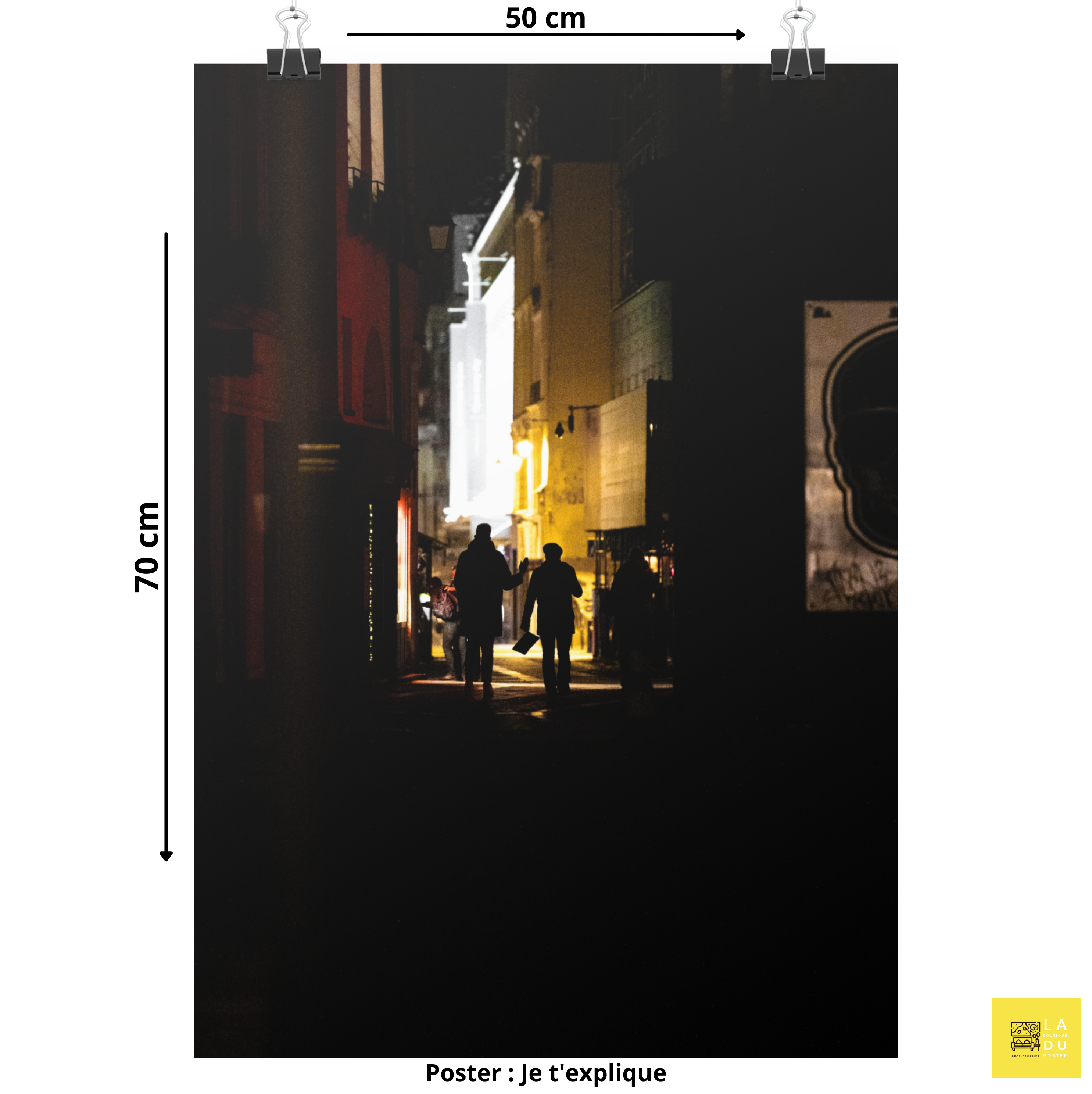 Je t'explique - Poster - La boutique du poster Français