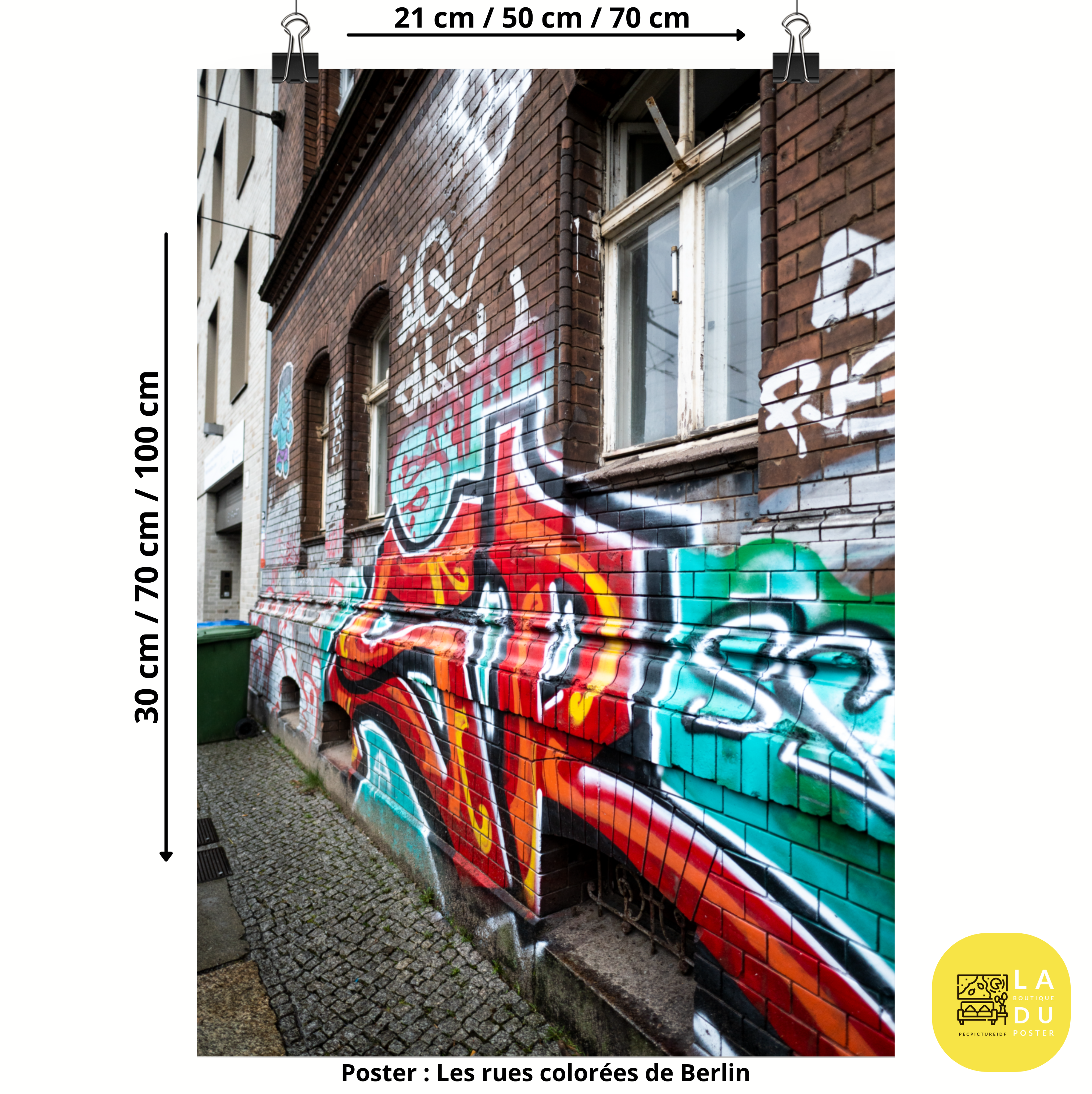 Poster mural - Les rues de Berlin – Photographie de rue – Poster photo, poster XXL, Photo d’art, photographie murale et des posters muraux des photographies de rue unique au monde. La boutique de posters créée par un Photographe français.