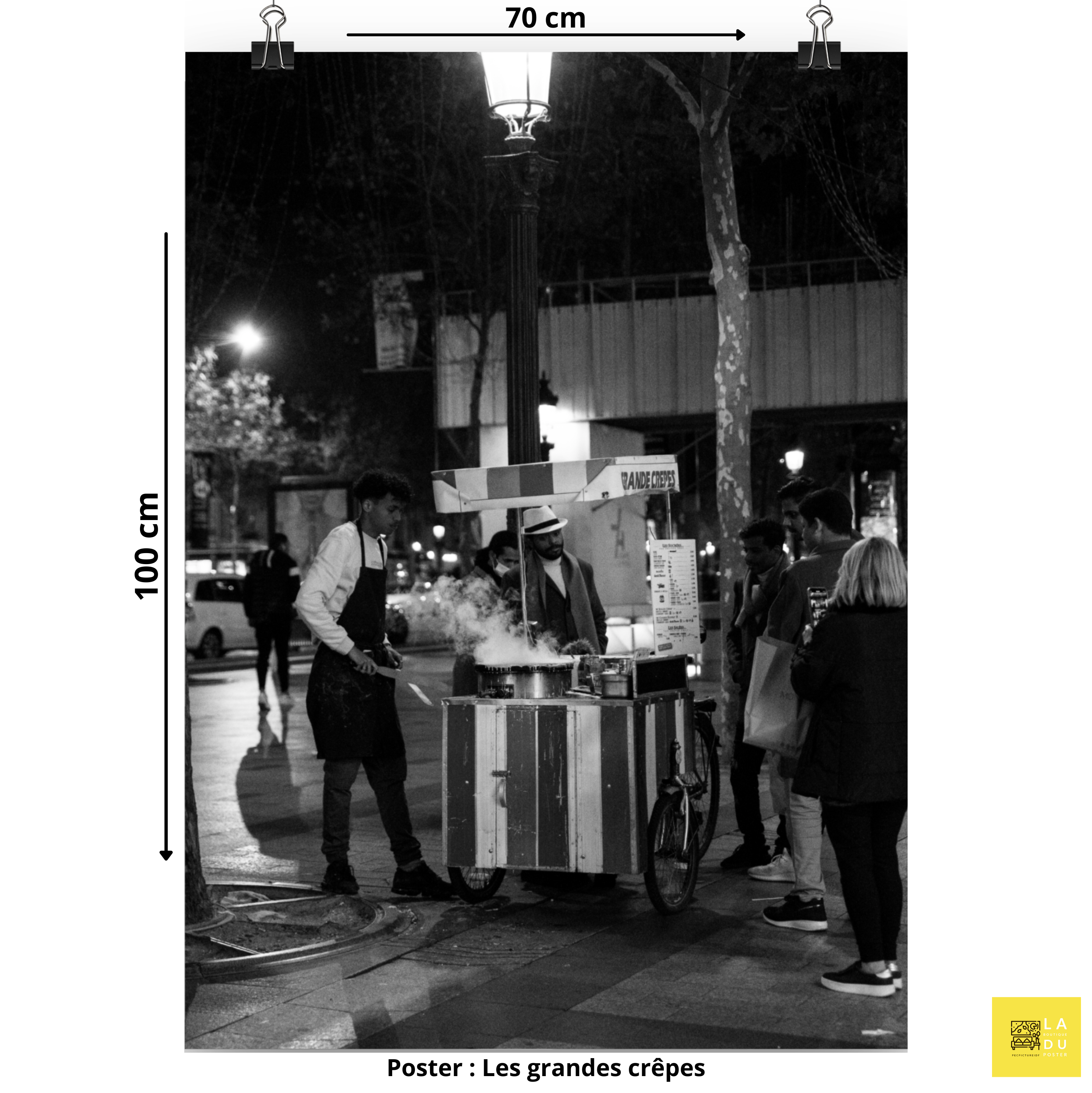 Les grandes crêpes - Poster - La boutique du poster Français