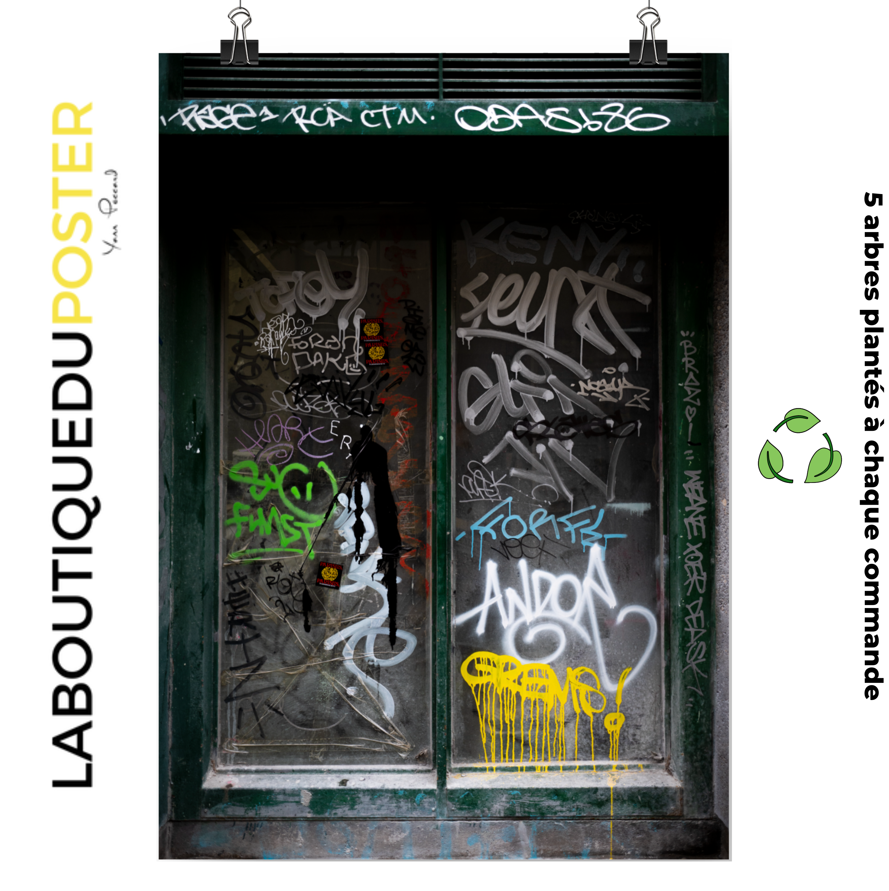 Poster mural - Art de rue N07 – Photographie d'art à Paris – Poster photo, poster XXL, Photo d’art, photographie murale et des posters muraux e des photographies de rue unique au monde. La boutique de posters créée par un Photographe français.