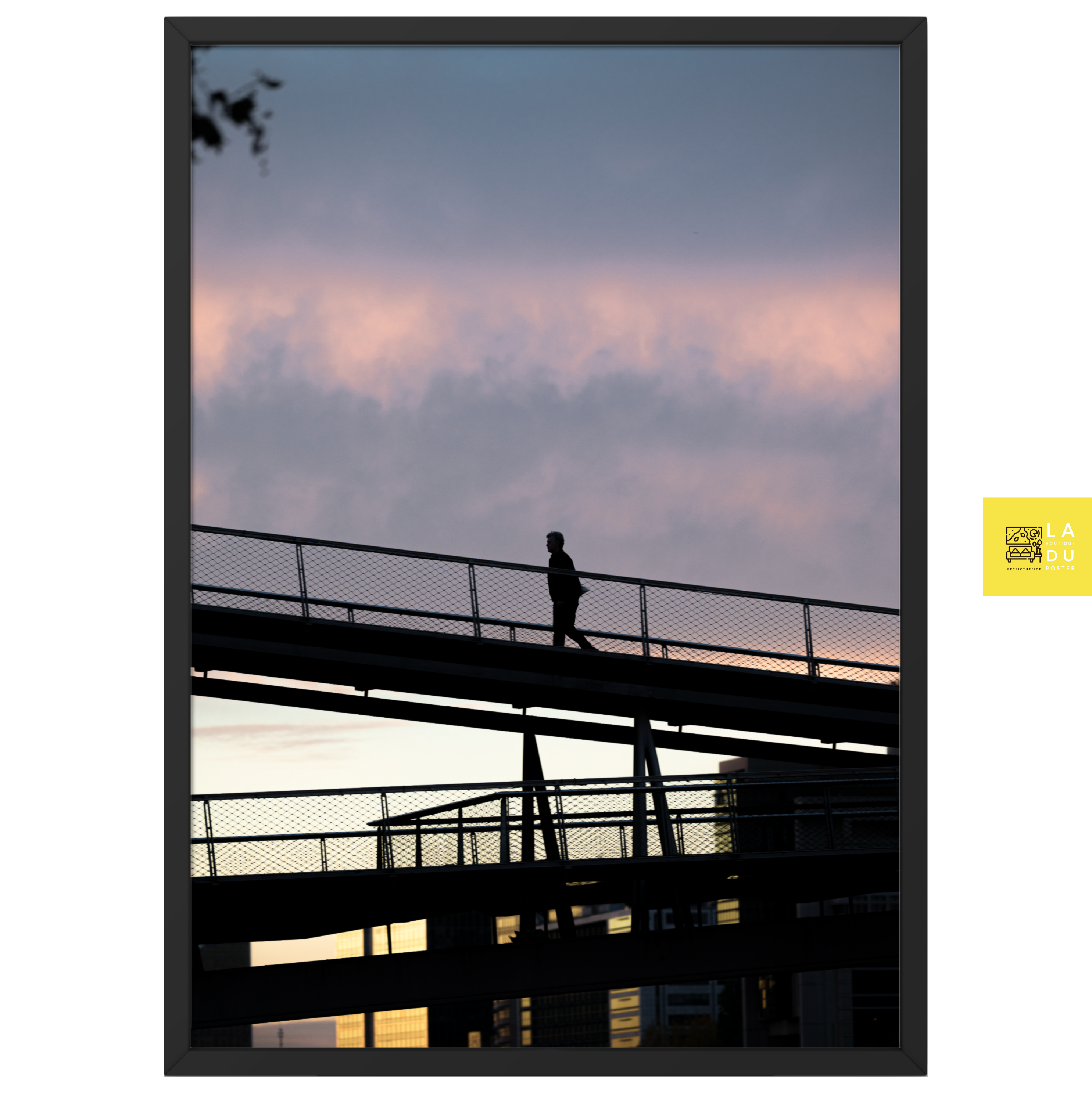 Escalade - Poster encadré - La boutique du poster Français