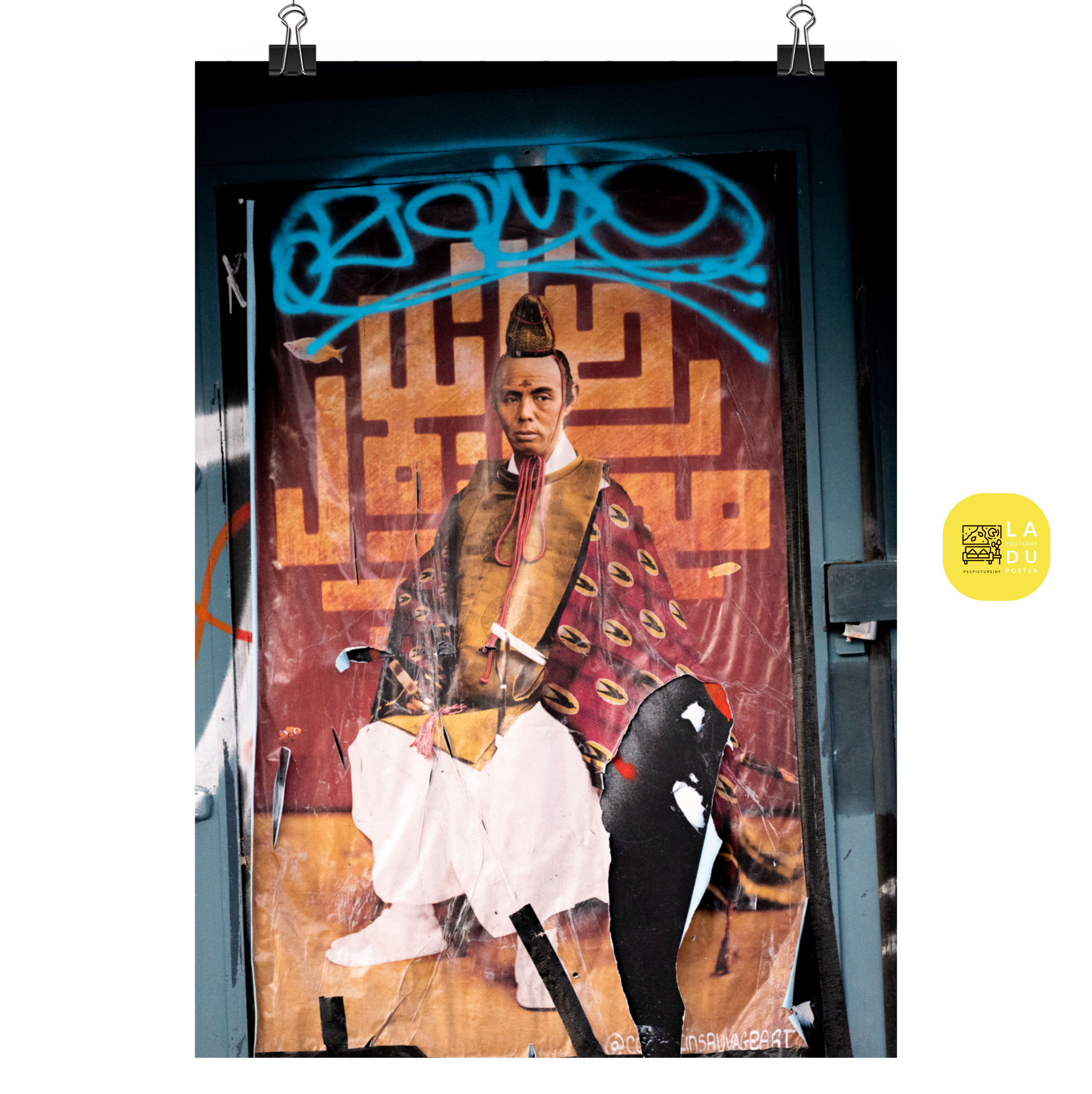 Poster mural - Samouraï – Photographie d'art – Poster photo, poster XXL, photographie murale et des posters muraux unique au monde. La boutique de posters créée par Yann Peccard un Photographe français.
