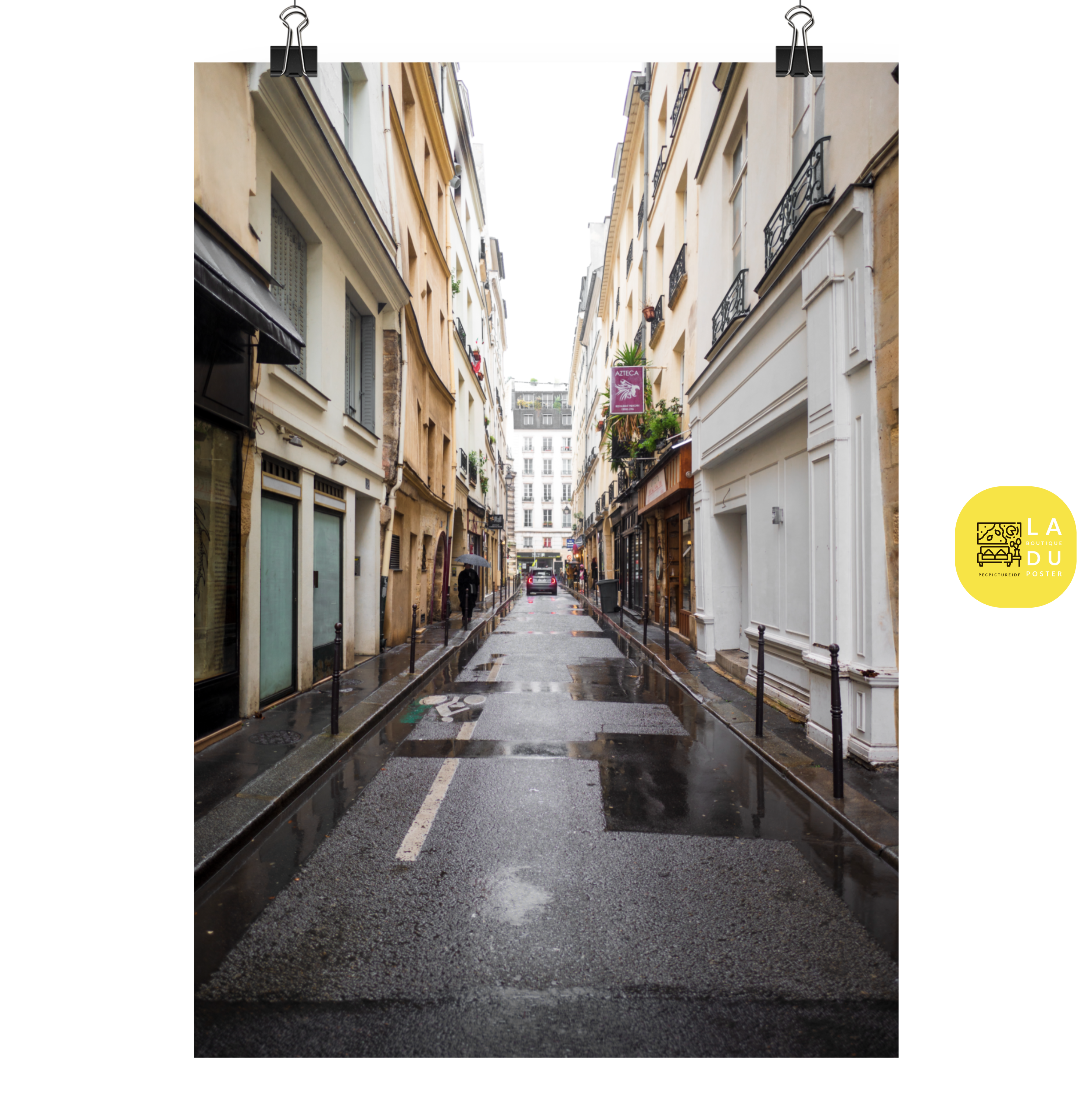 Poster mural - Rue Sauval – Photographie de rue – Poster photo, poster XXL, photographie murale et des posters muraux unique au monde. La boutique de posters créée par Yann Peccard un Photographe français.