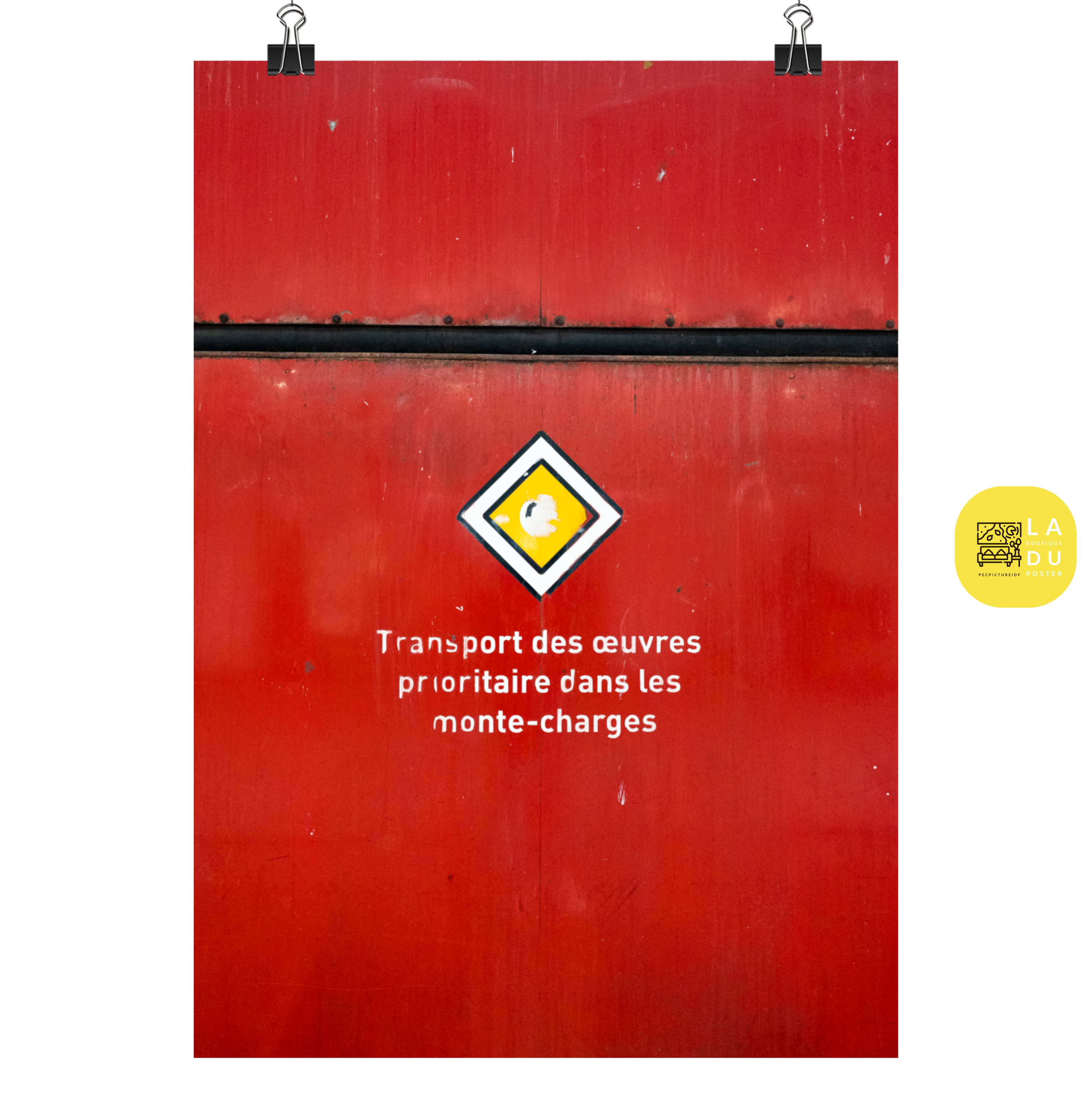 Poster mural - Transport des œuvres prioritaires – Photographie – Poster photo, poster XXL, photographie murale et des posters muraux unique au monde. La boutique de posters créée par Yann Peccard un Photographe français.