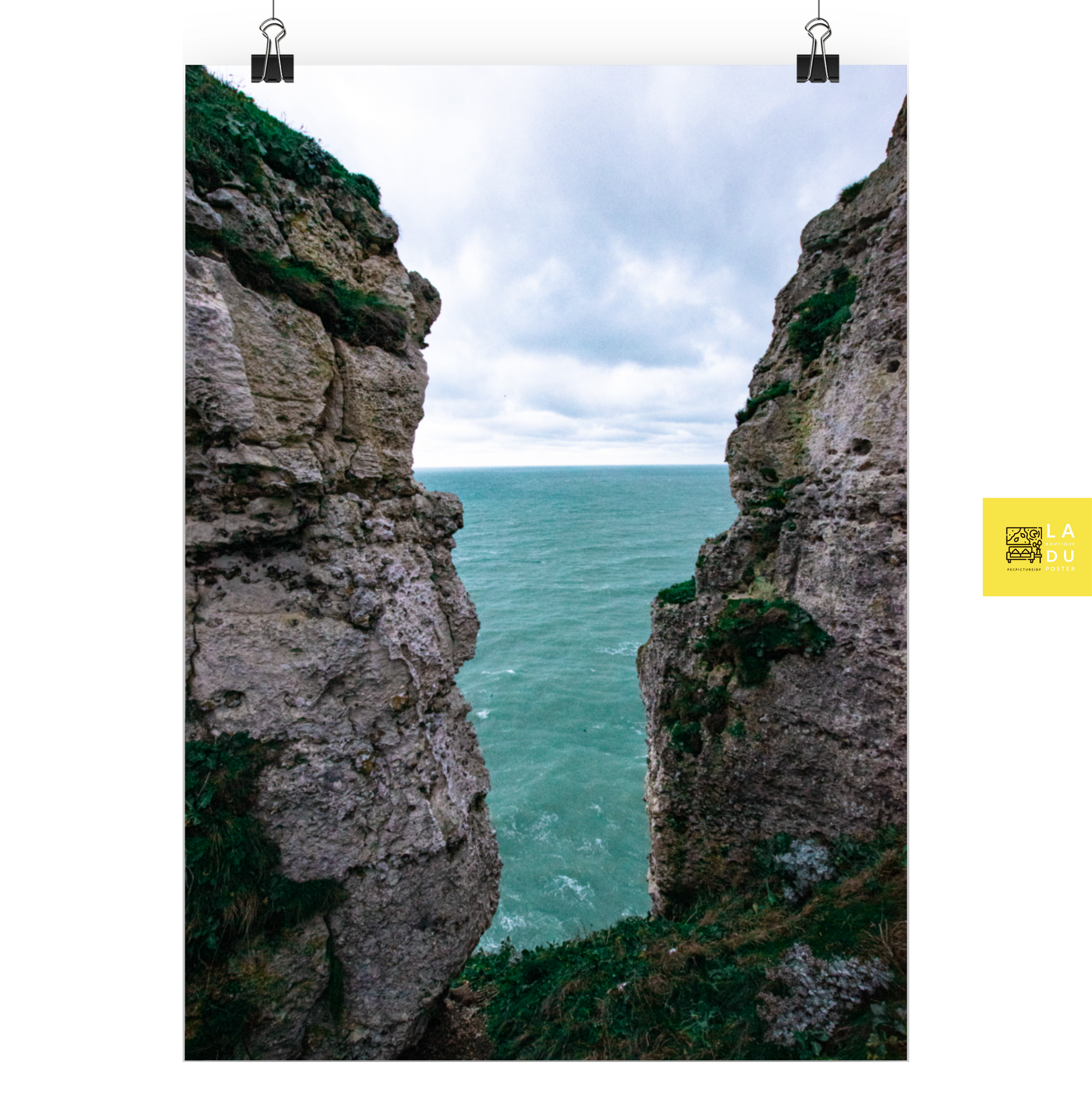 Etretat entre les mondes - Poster - La boutique du poster Français