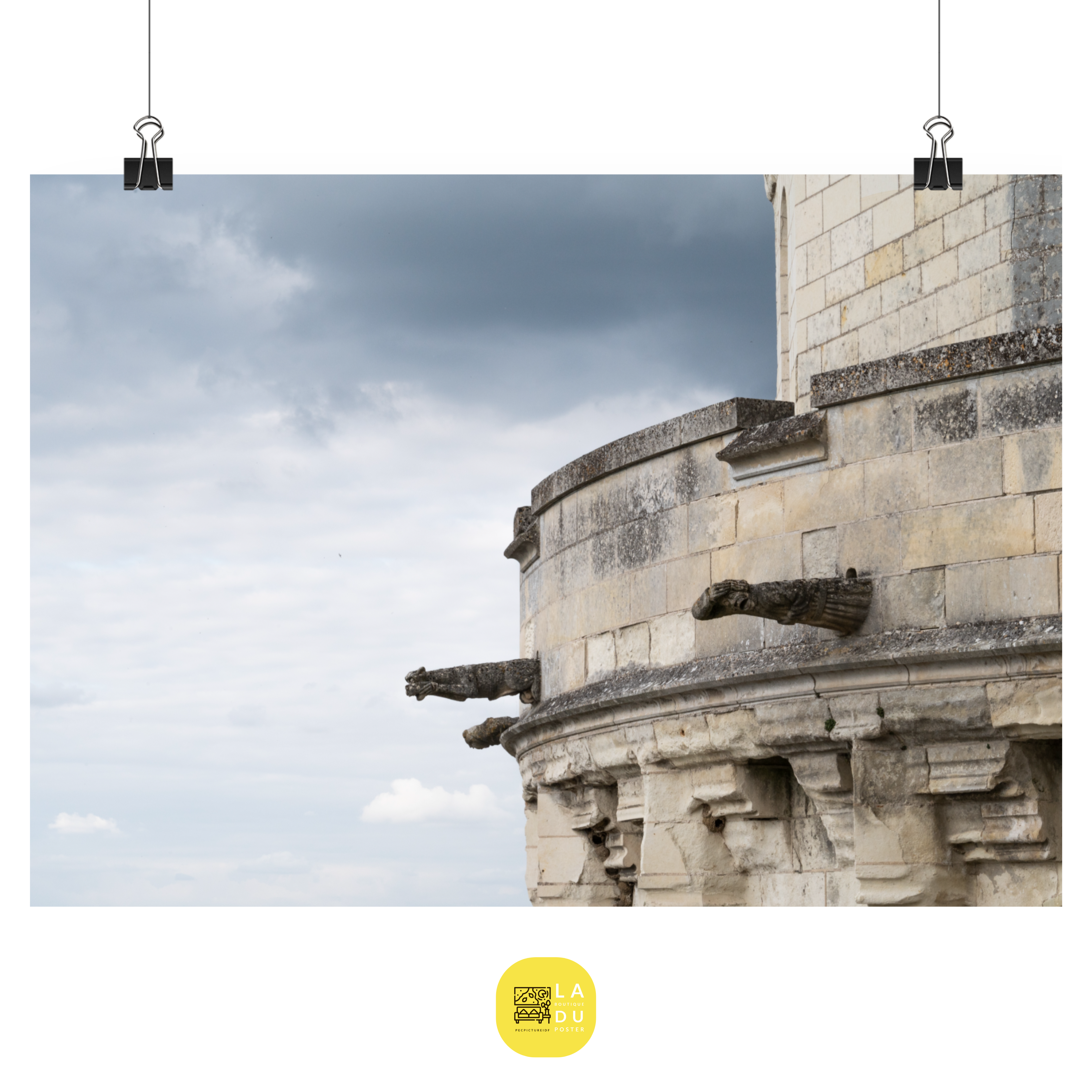 Poster mural - Château royal d'Amboise N01 – Photographie de France – Poster photo, poster XXL, Photo d’art, photographie murale et des posters muraux des photographies de rue unique au monde. La boutique de posters créée par un Photographe français.