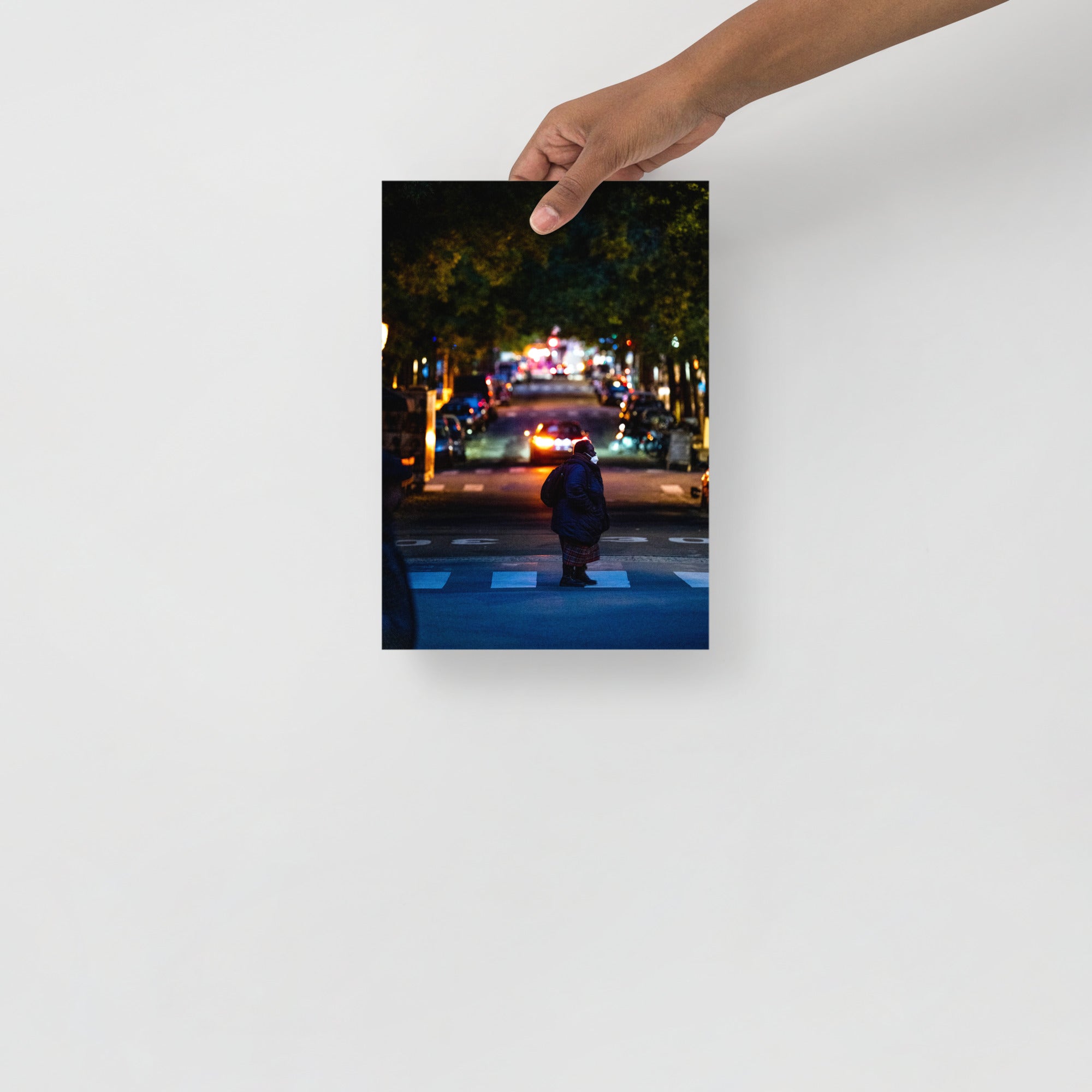 Poster mural - Passage piéton – Photographie de rue à Paris – Poster photo, poster XXL, photographie murale et des posters muraux unique au monde. La boutique de posters créée par Yann Peccard un Photographe français.
