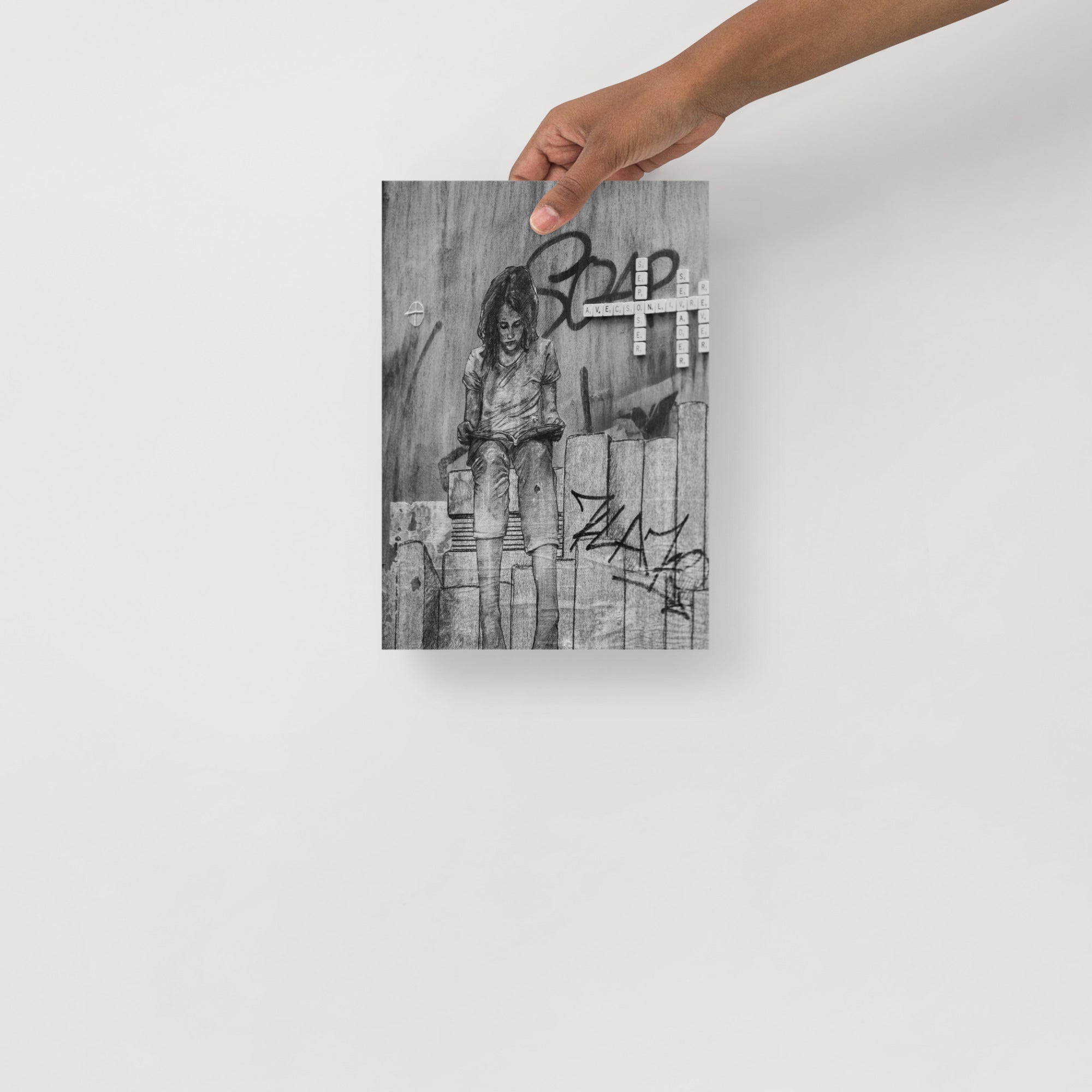 Poster mural - Art de rue N13 – Photographie de rue à Rouen – Poster photo, poster XXL, Photo d’art, photographie murale et des posters muraux e des photographies de rue unique au monde. La boutique de posters créée par un Photographe français.