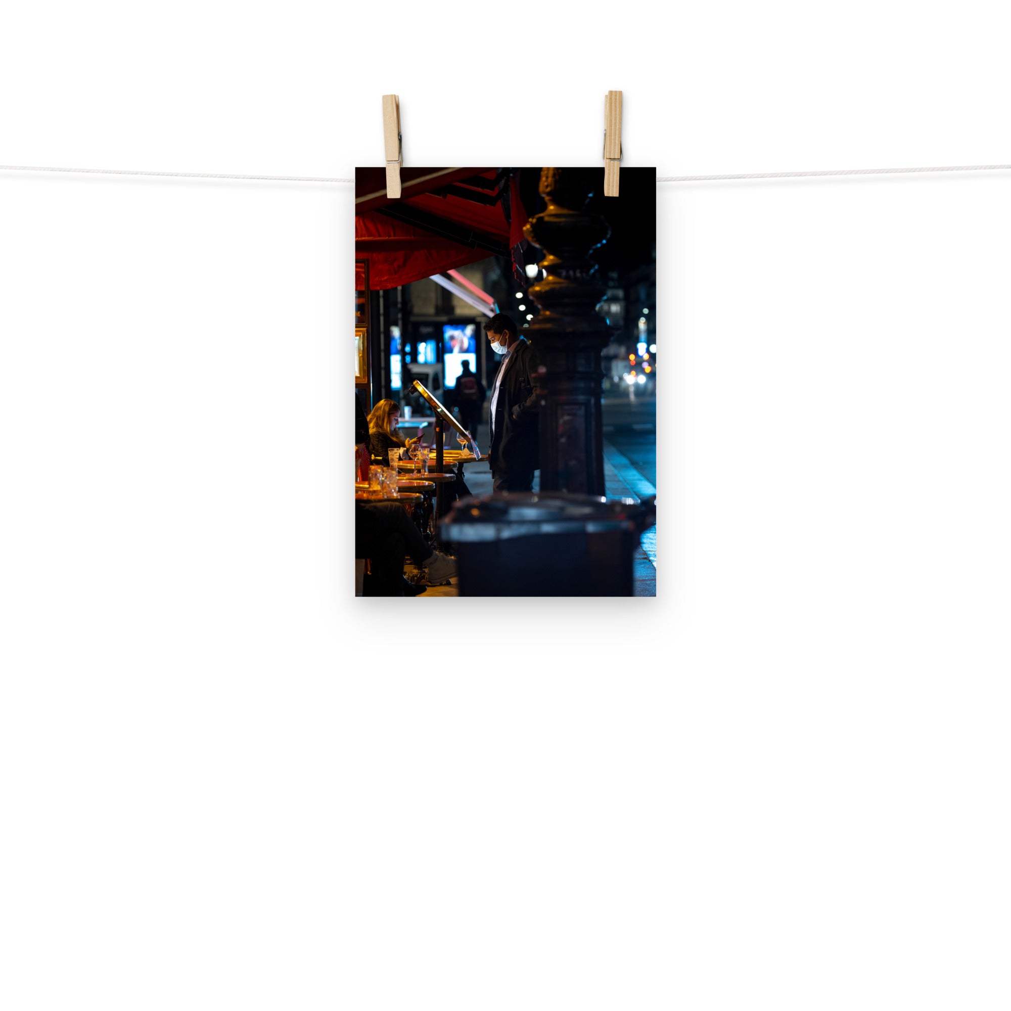 Que vais-je manger ce soir ? - Poster - La boutique du poster Français