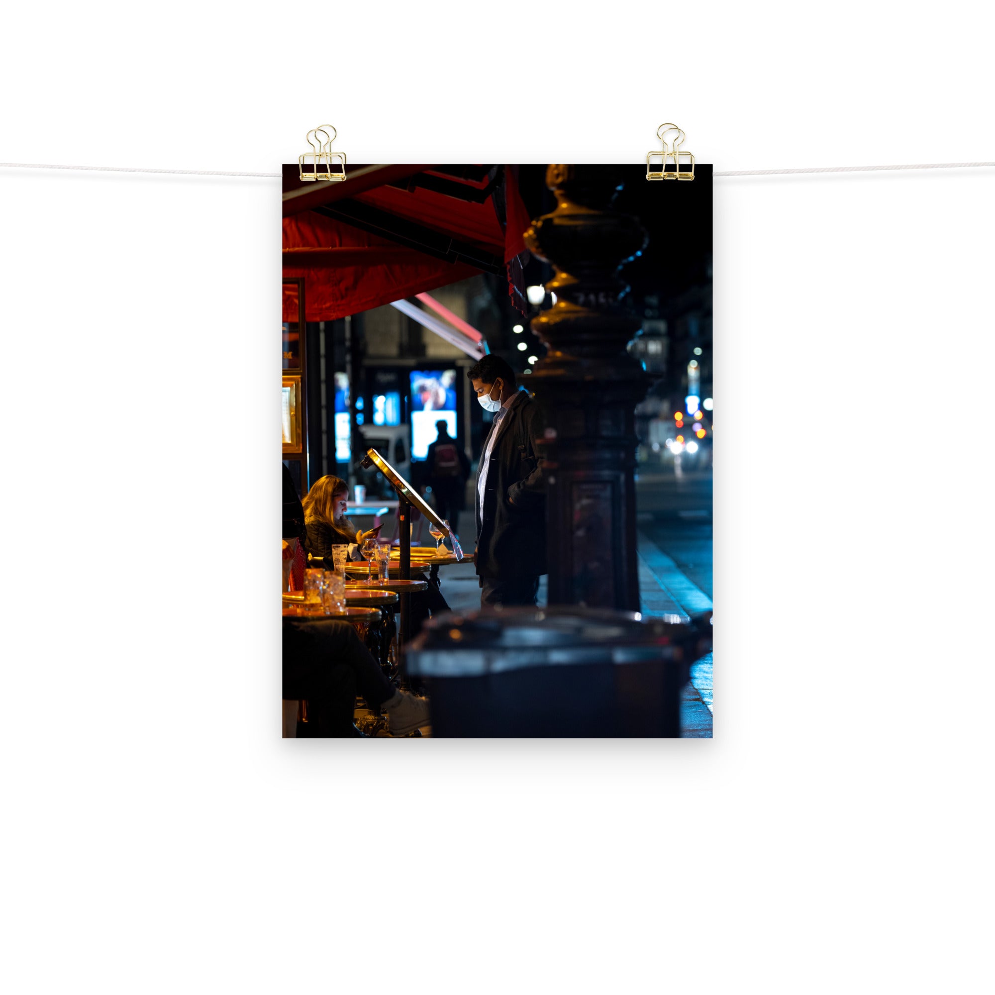 Que vais-je manger ce soir ? - Poster - La boutique du poster Français