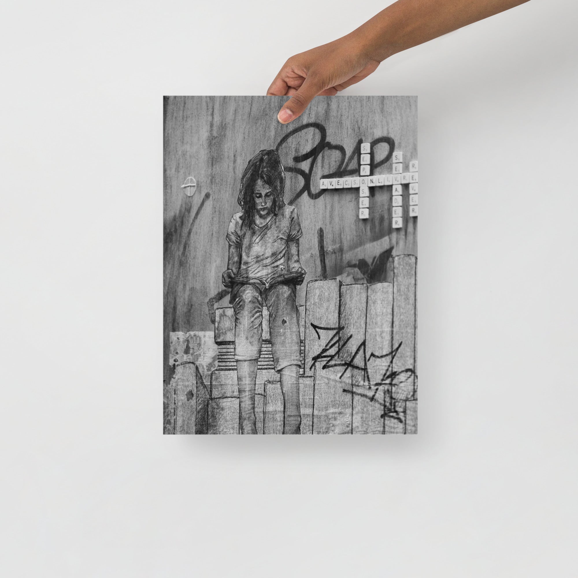 Poster mural - Art de rue N13 – Photographie de rue à Rouen – Poster photo, poster XXL, Photo d’art, photographie murale et des posters muraux e des photographies de rue unique au monde. La boutique de posters créée par un Photographe français.