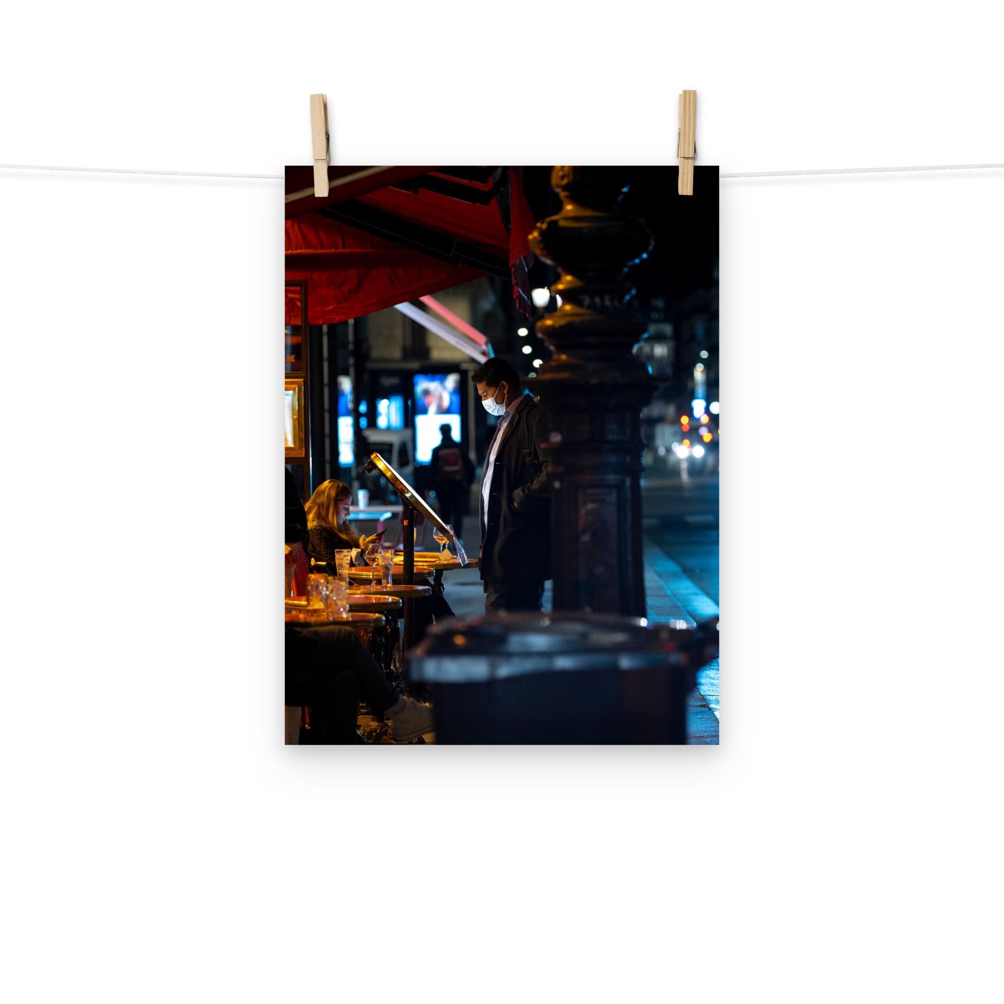Que vais-je manger ce soir ? - Poster - La boutique du poster Français