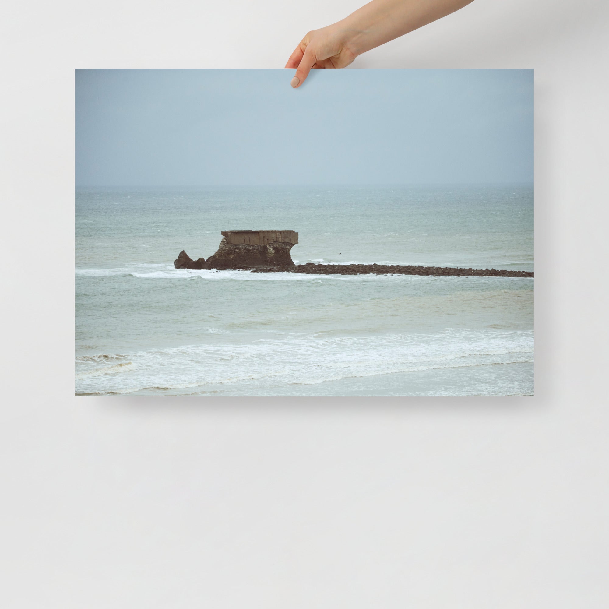 Poster mural - Fort de l'heurt – Photographie de la mer – Poster photo, poster XXL, Photo d’art, photographie murale et des posters muraux des photographies de rue unique au monde. La boutique de posters créée par un Photographe français.