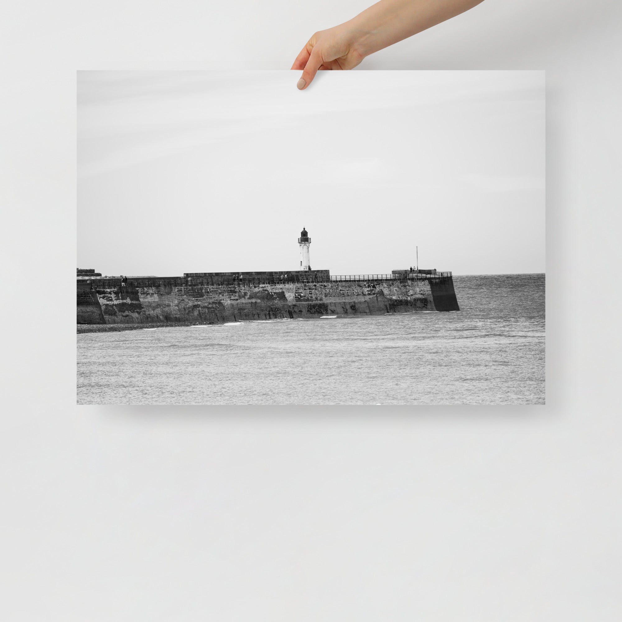 Poster mural - Phare de Normandie – Photographie de paysage – Poster photo, poster XXL, photographie murale et des posters muraux unique au monde. La boutique de posters créée par Yann Peccard un Photographe français.