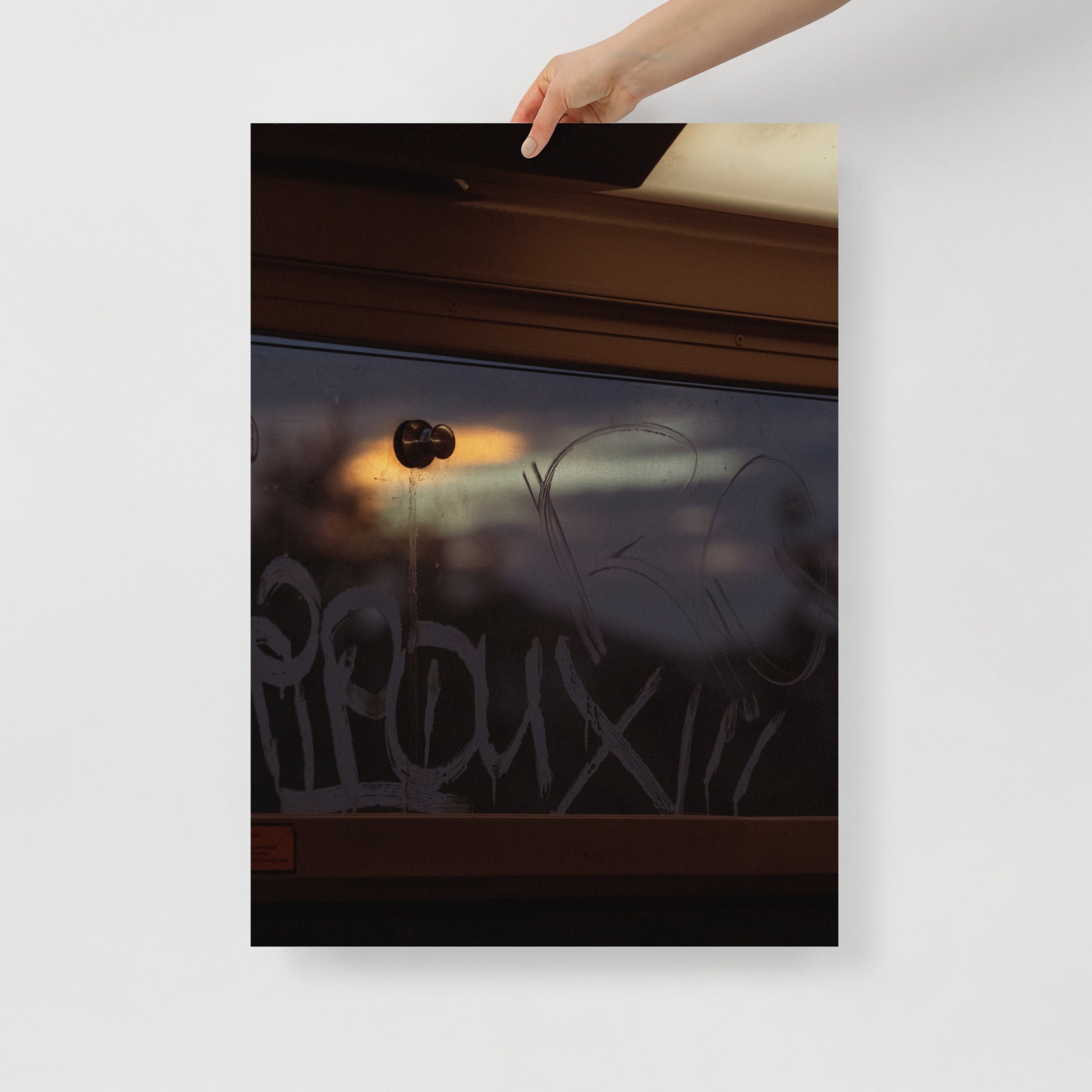 Poster mural - RER D – Photographie de train de banlieue – Poster photo, poster XXL, photographie murale et des posters muraux unique au monde. La boutique de posters créée par Yann Peccard un Photographe français.