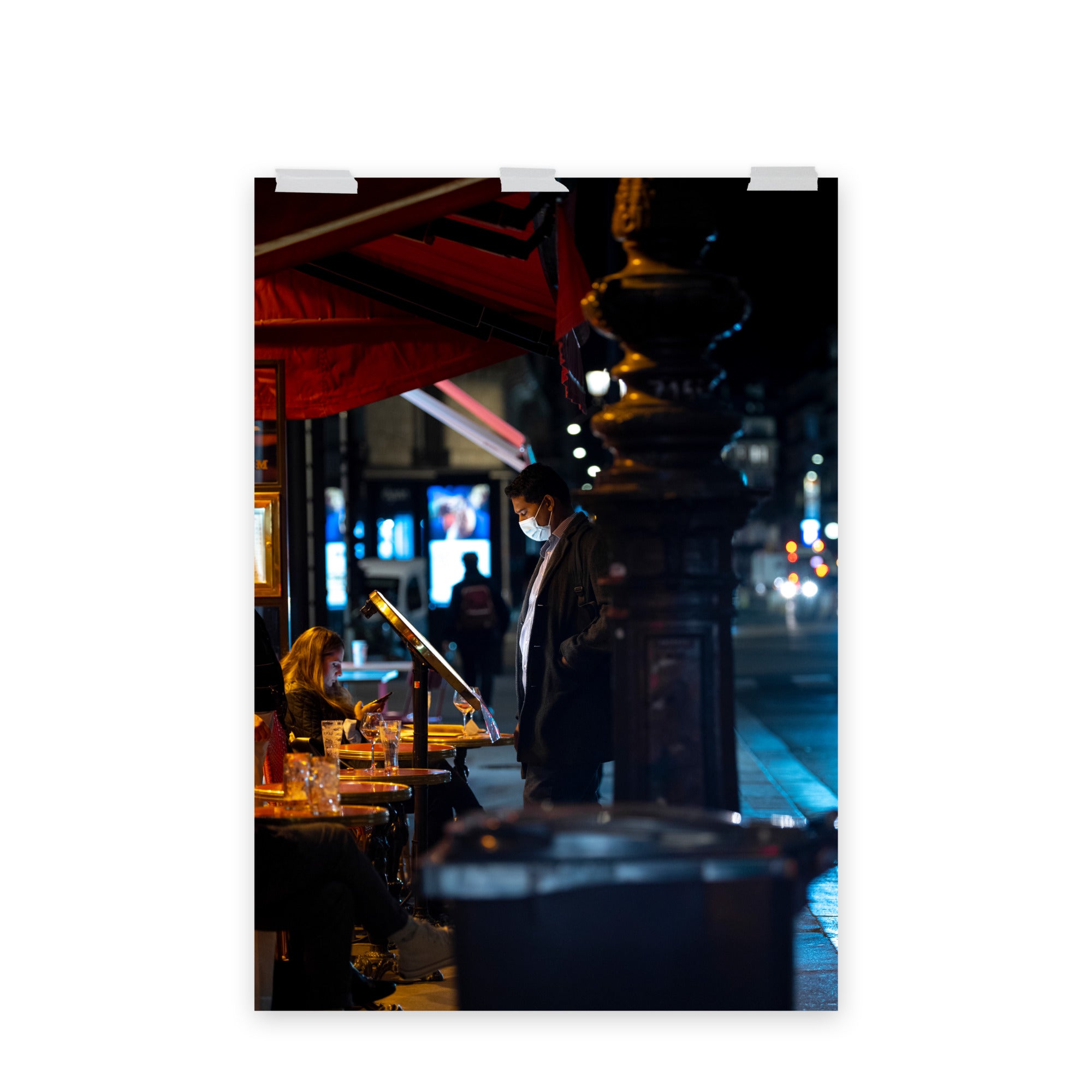 Que vais-je manger ce soir ? - Poster - La boutique du poster Français