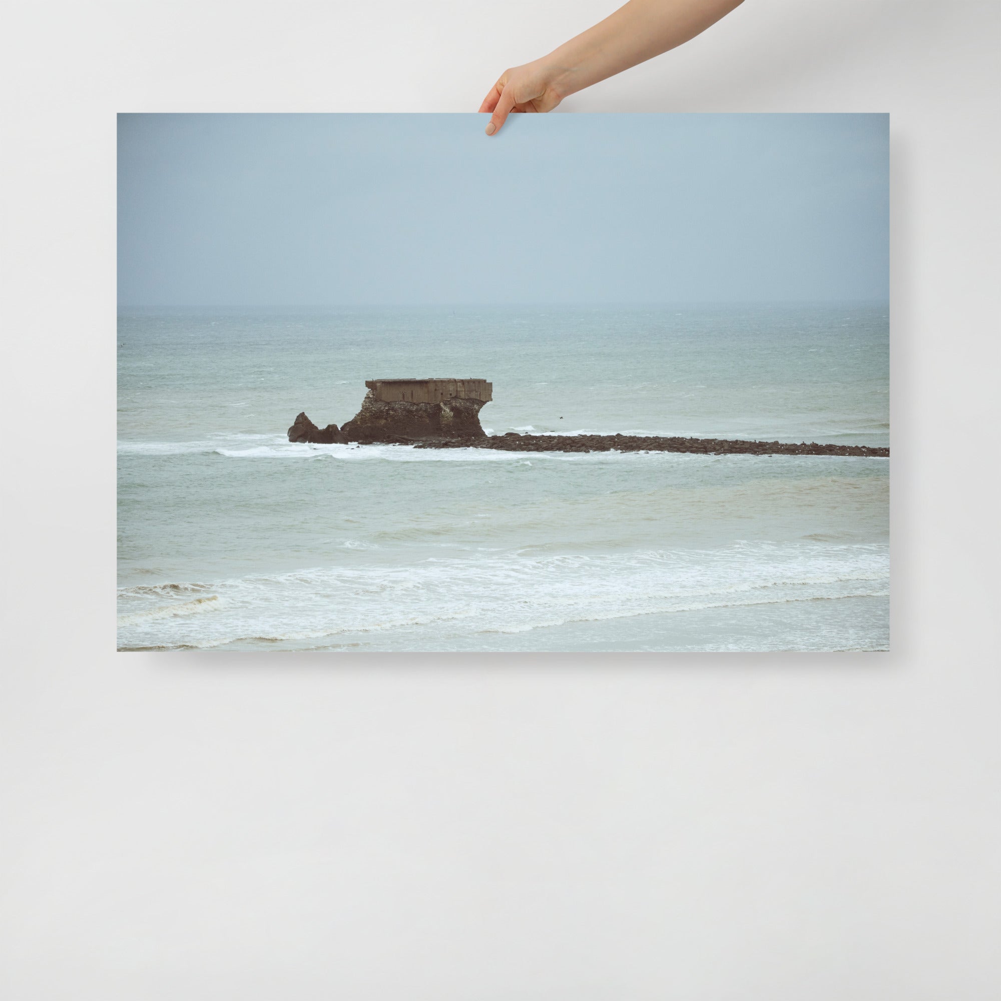 Poster mural - Fort de l'heurt – Photographie de la mer – Poster photo, poster XXL, Photo d’art, photographie murale et des posters muraux des photographies de rue unique au monde. La boutique de posters créée par un Photographe français.