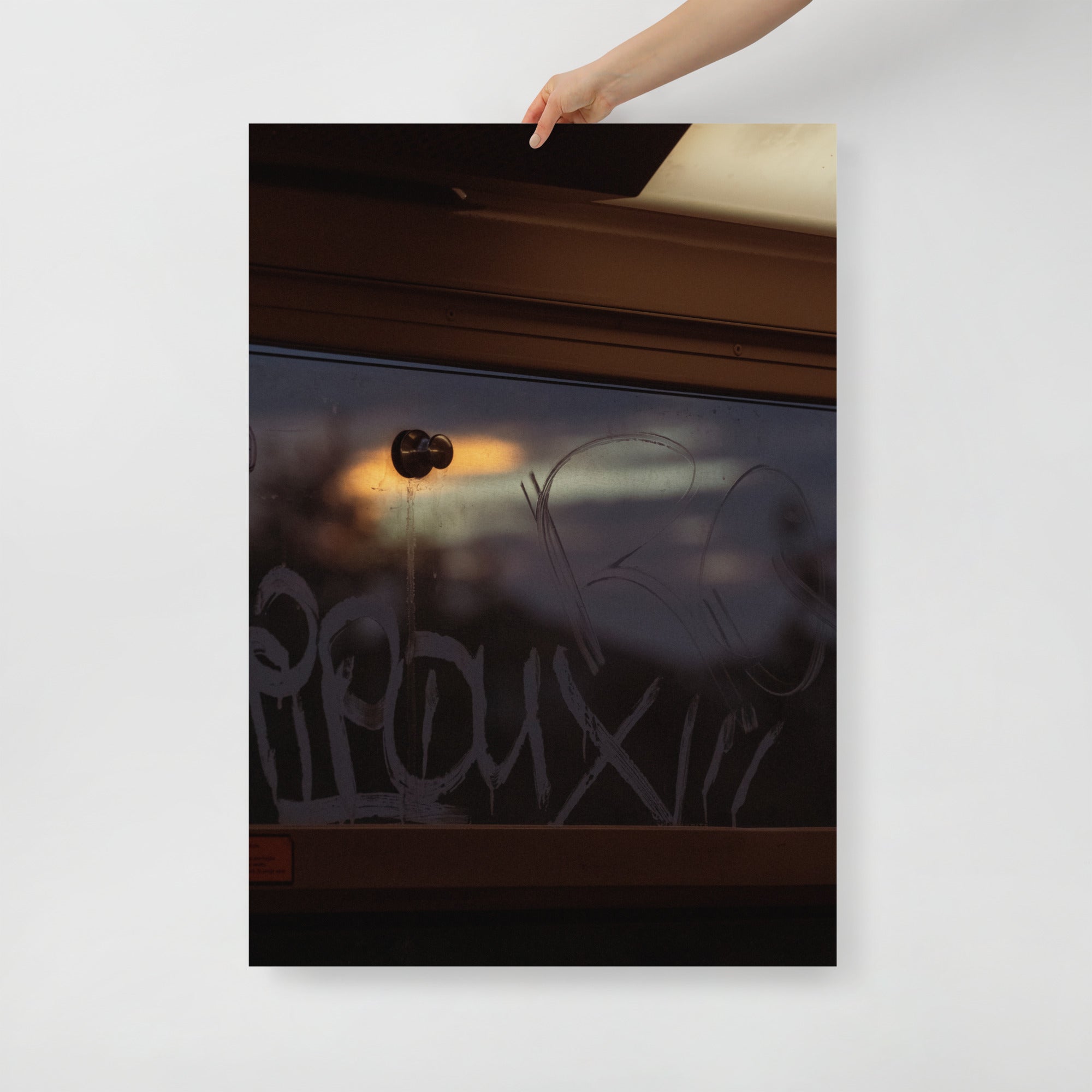 Poster mural - RER D – Photographie de train de banlieue – Poster photo, poster XXL, photographie murale et des posters muraux unique au monde. La boutique de posters créée par Yann Peccard un Photographe français.