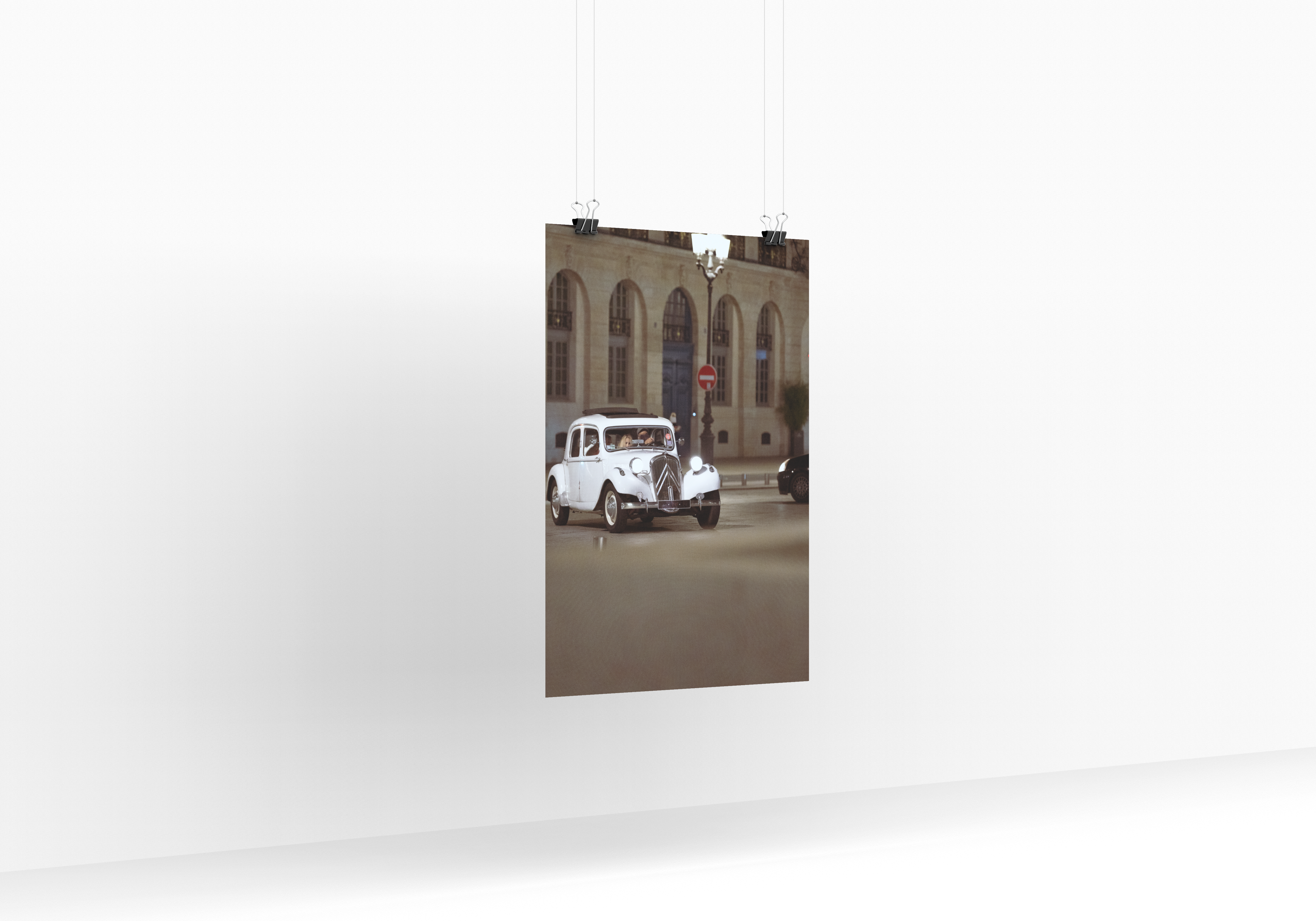 Poster mural - Citroën traction – Photographie de vielle voiture – Poster photo, poster XXL, Photo d’art, photographie murale et des posters muraux des photographies de rue unique au monde. La boutique de posters créée par un Photographe français.