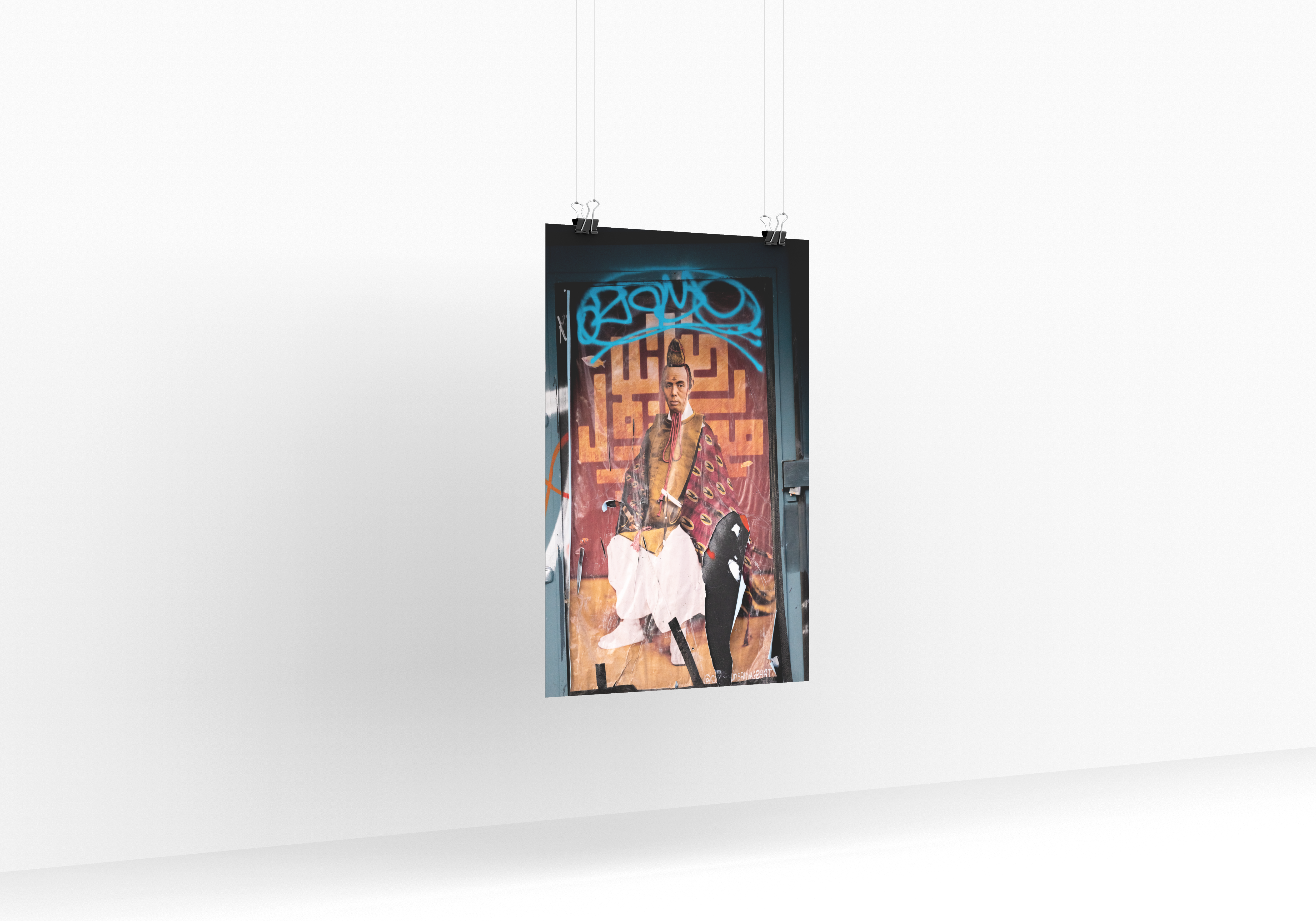 Poster mural - Samouraï – Photographie d'art – Poster photo, poster XXL, photographie murale et des posters muraux unique au monde. La boutique de posters créée par Yann Peccard un Photographe français.